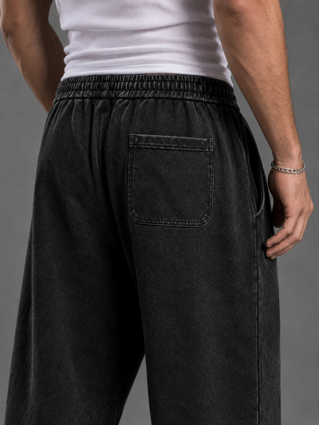 Washed Wide Leg Sweatpants