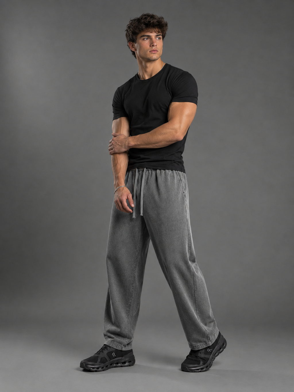 Washed Wide Leg Sweatpants